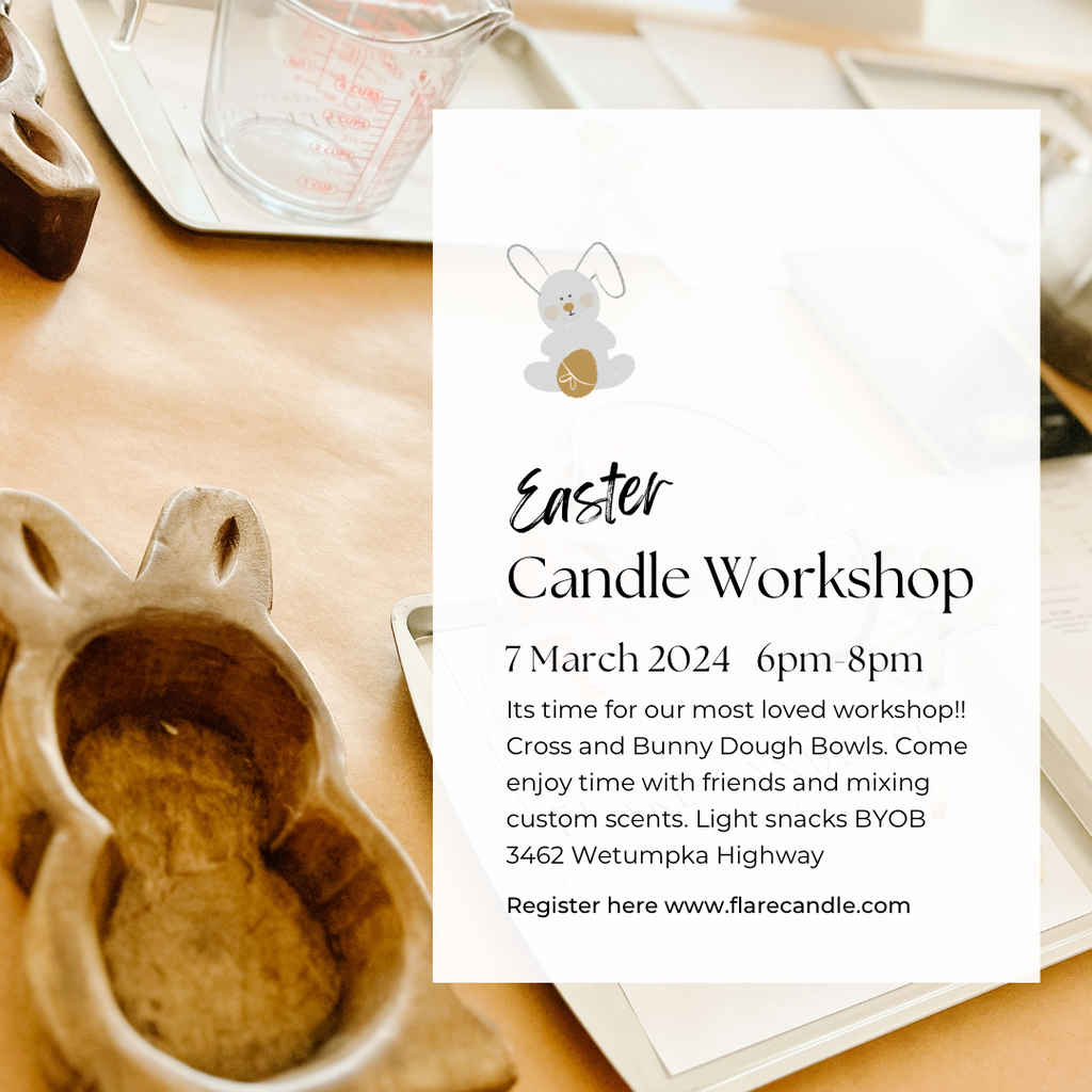 March 7 Bunny/Cross Candle Workshop